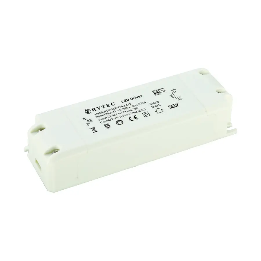 EU LED lighting power supply 36-50W flicker free 220v 230v ac 48v 12v dc switching power