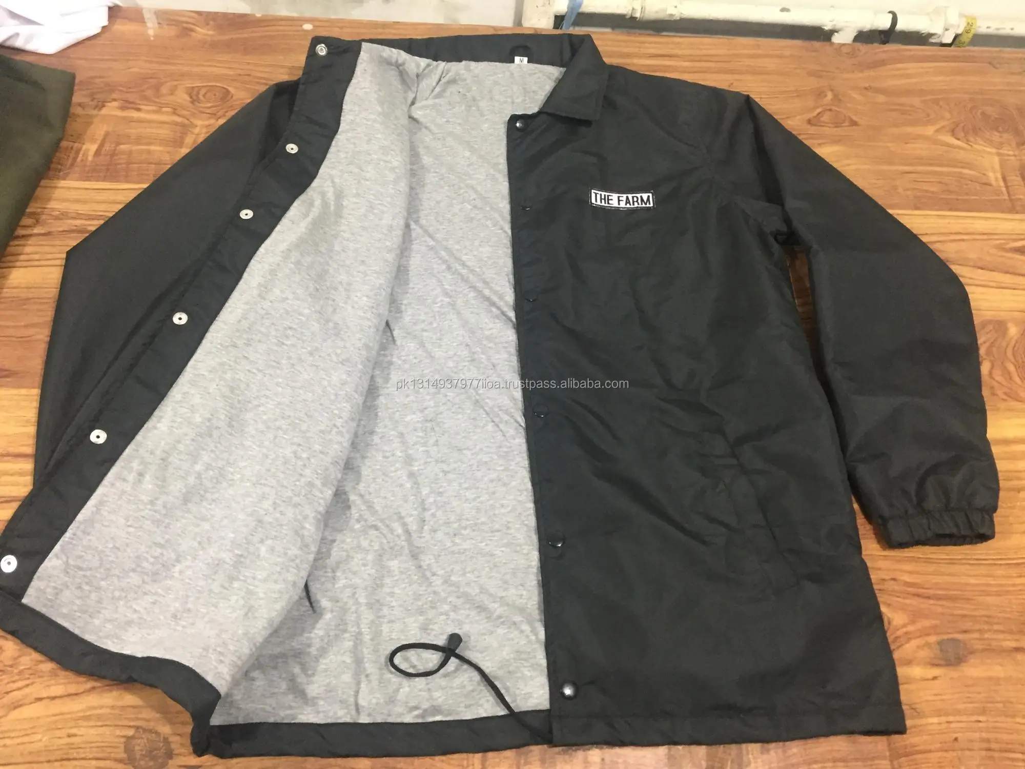 Sublimation Hooded Wholesale Coach Jackets Nylon Custom Coach Jackets