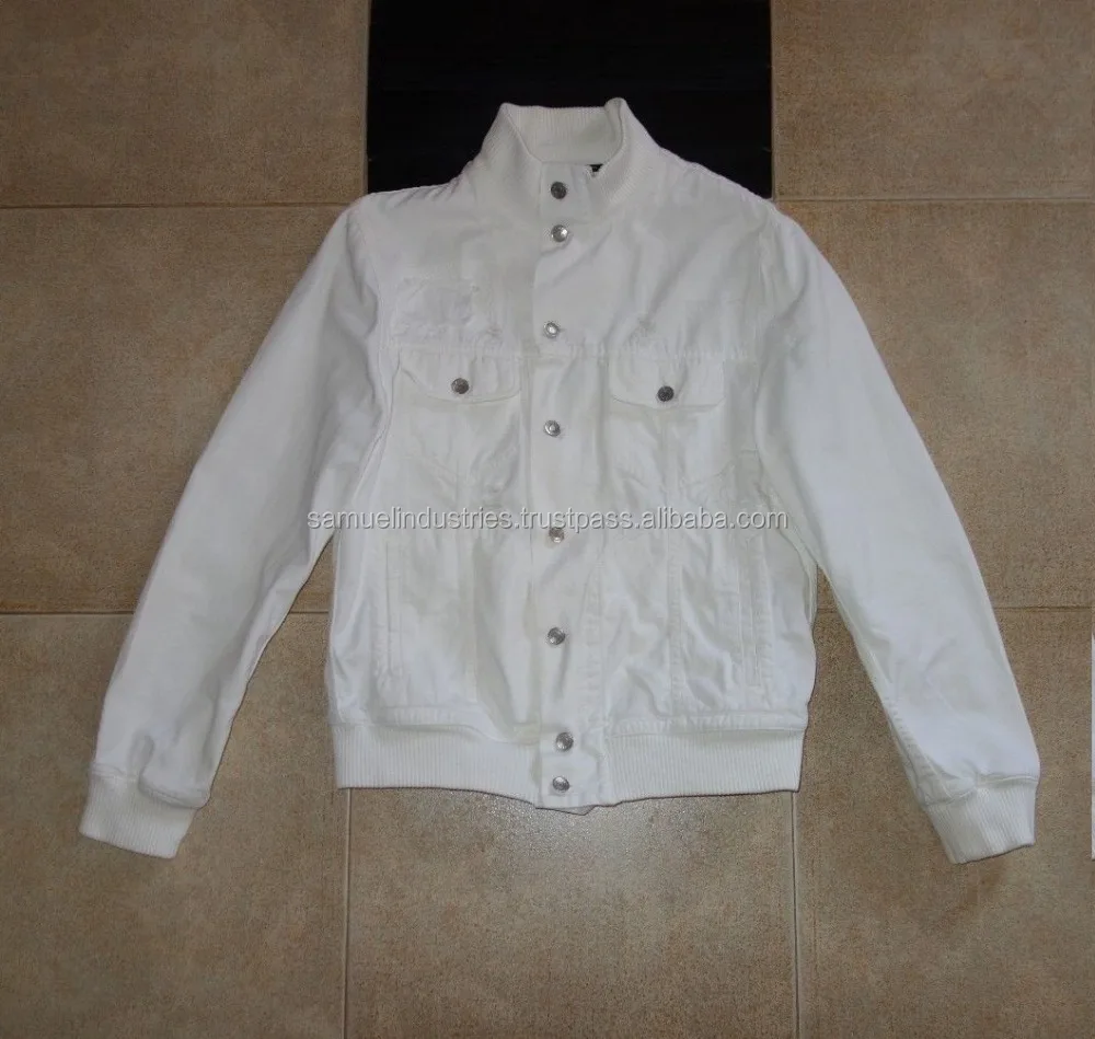 white jean jacket distressed