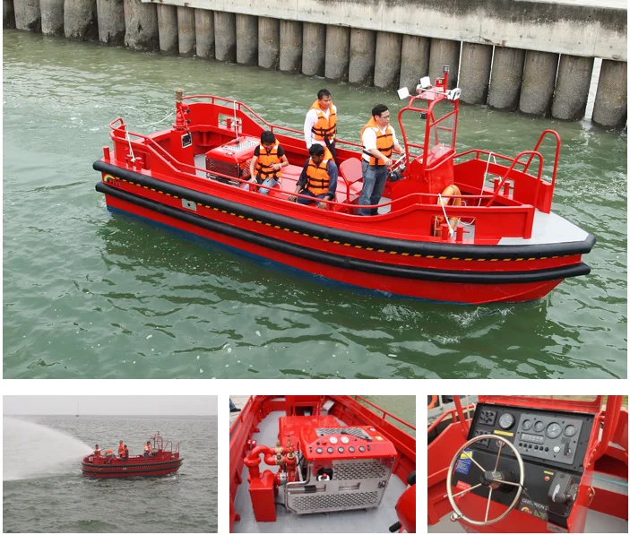 7m Aluminium Fire Boat Aluminium Boat Work Boat Fireboat