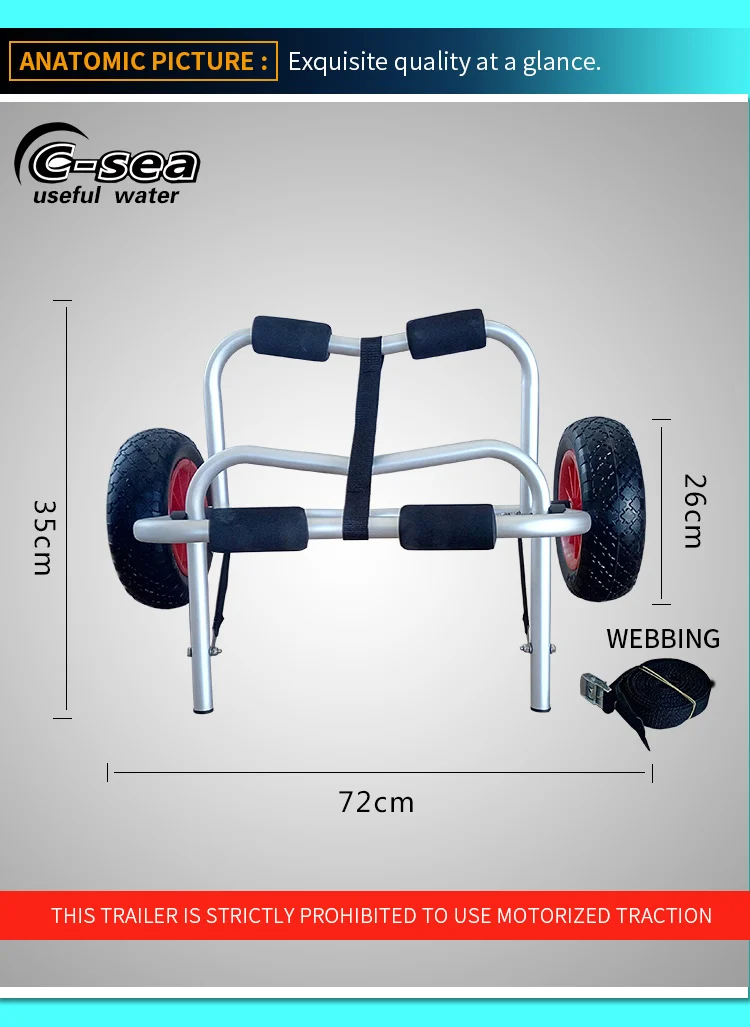 Aluminium Kayak Cart For Sit In Kayaks And Sit On Top Kayaks Buy