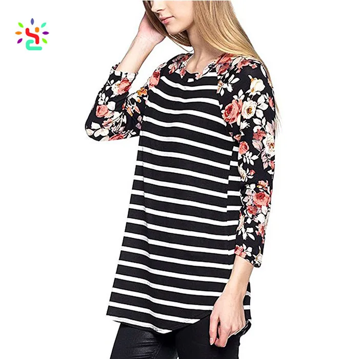 wholesale raglan shirts printed sleeves