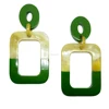 Horn earrings Vietnam SHE-440, new design fashion water buffalo horn jewelry