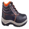 Cheap Good Price Black Leather Work Men High Heel Steel Toe Cap Industrial Name Brand Safety Shoes