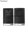 latest crazy key blank for Cadillac 4 button plastic smart key card shell without blade and battery clamp