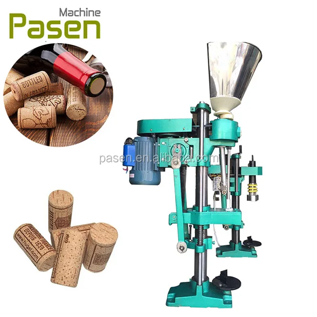 Semi Automatic Ropp Capping Machine For Glass Bottle Cork Sealing