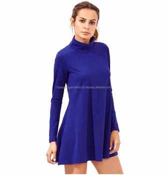 plain blue t shirt dress