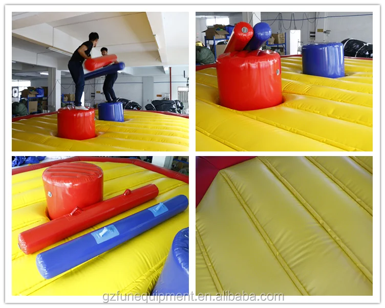 Inflatable Deluxe Gladiator Joust Game Inflatable Jousting Arena For Sale