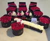 Different design luxury cardboard paper heart shaped florist flower hat gift box for roses packaging with custom logo