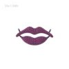 Pave Setting Ruby Lips Pendant 925 Silver Jewelry