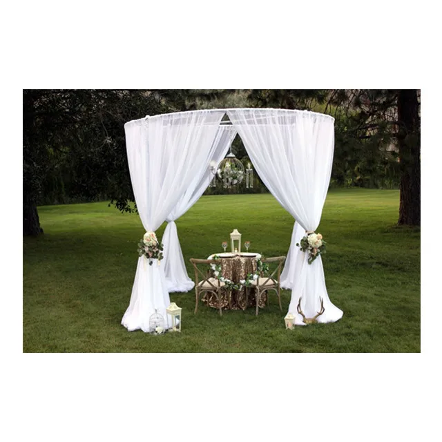 Circular Pipe And Drape Diy Pipe And Drape Backdrop For Wedding