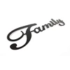 Fine Design Metal Family Words Home Decoration Wall Hanging