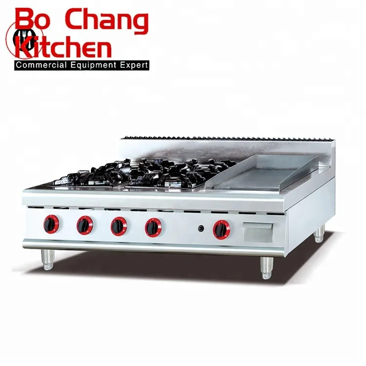 Hot Selling Free Standing Table Top Gas Stove With 4 Burners And