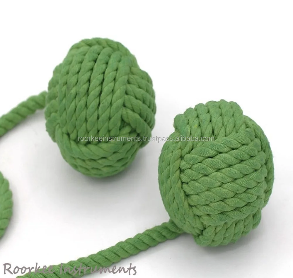 Nautical Decor-Curtain Tie Backs/Cotton Rope Curtain Tie Backs (this is per pair) Light Green