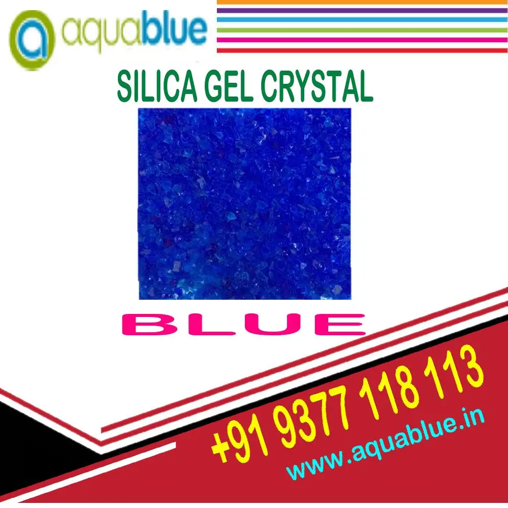 Aquablue Master Product Natural Heat Indicating Blue Silica Gel Crystal