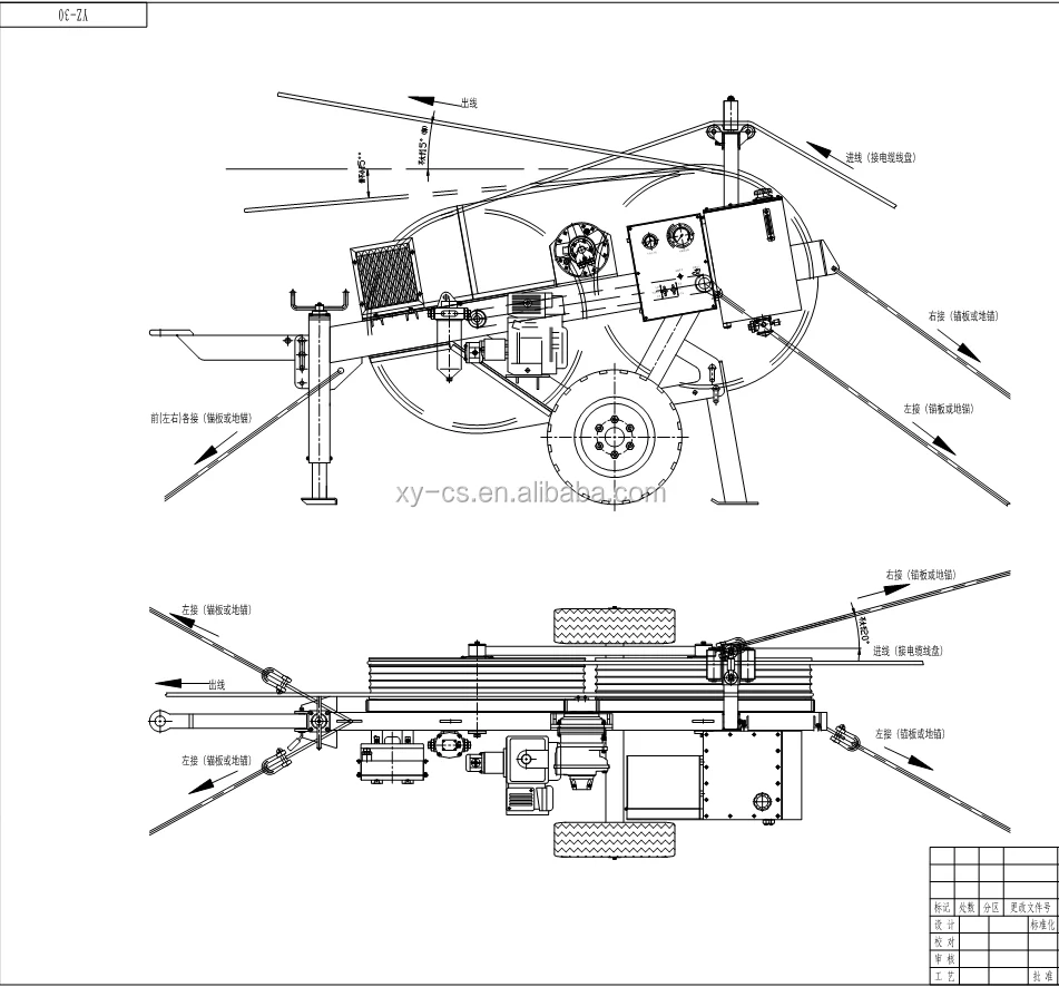 Stringing  Equipment 70KN Hydraulic Cable Puller Tensioner