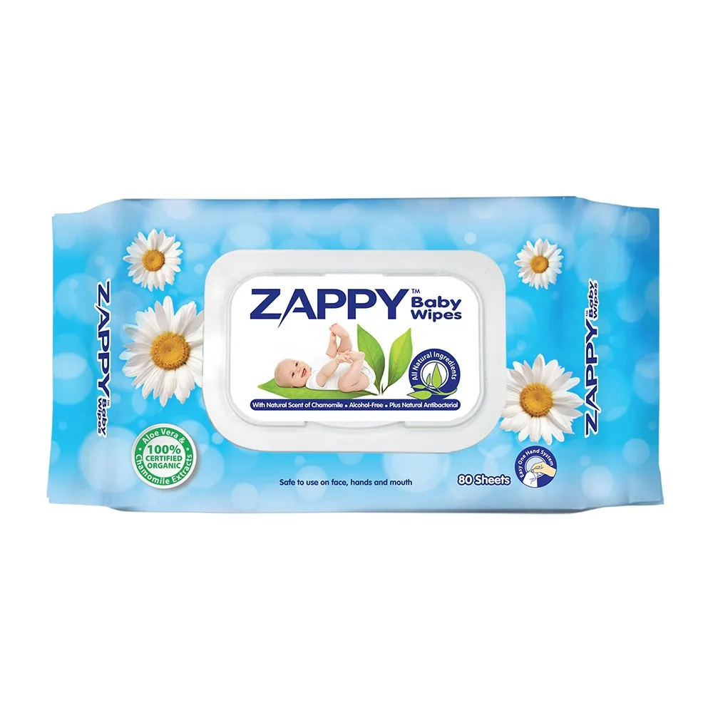 Zappy Baby 80s Wipes