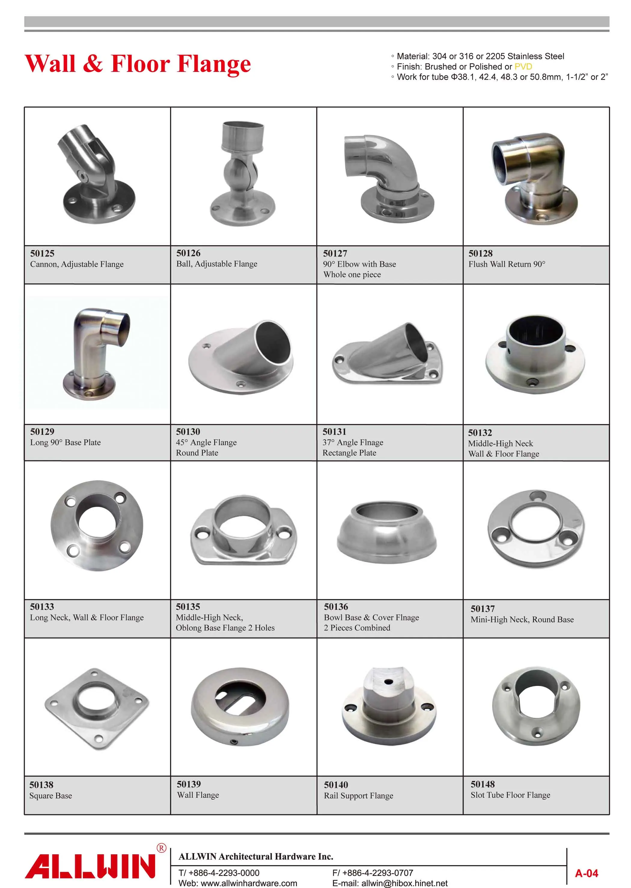 Stainless Steel Tube End Cap Round Post Knurled End Cap product104
