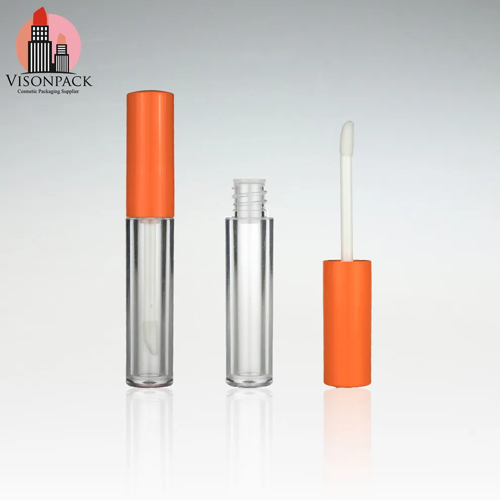 3ml Custom Clear Lip Gloss Tubes Mini Plastic Lipgloss Container Liquid