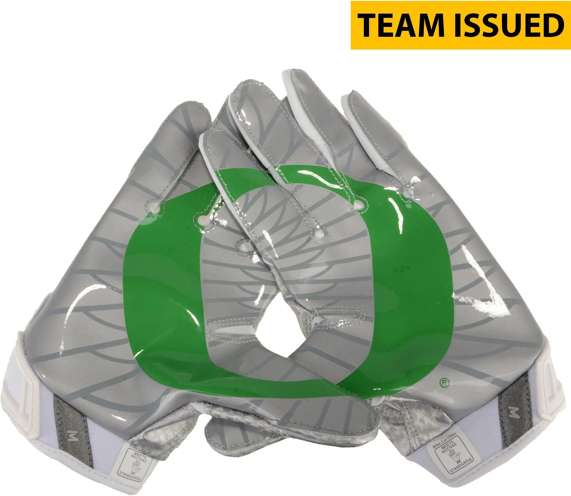 team issued college football gloves