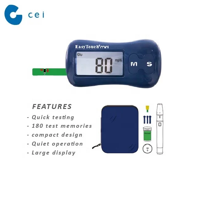 kit de prueba de diabetes ultra táctil de un toque