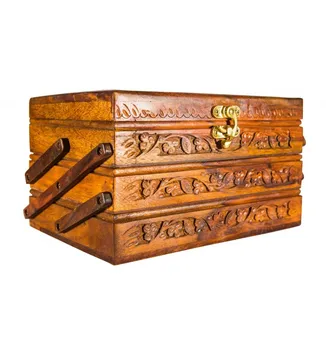 Wooden Carved Boxes Wood Crafts,Hand 