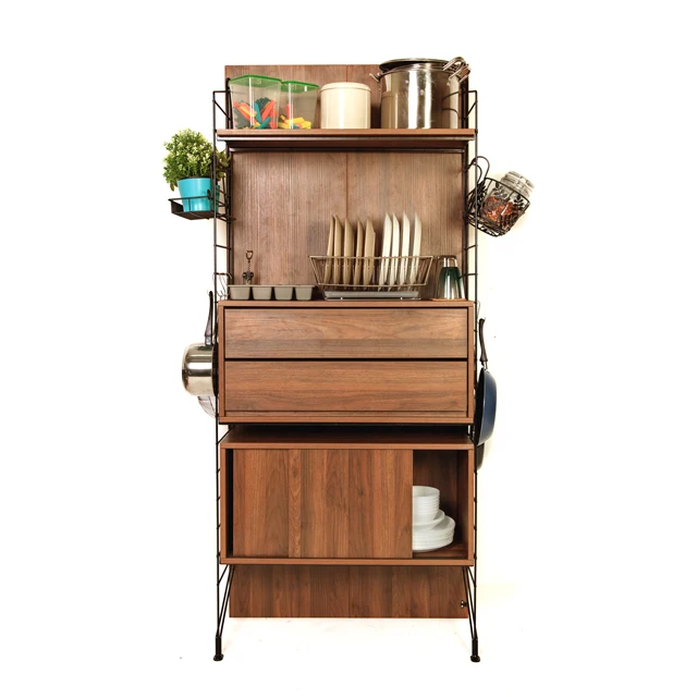 Ezbo Kitchen Furniture Adjustable Tall Cabinet Wooden 6 Feet Buy