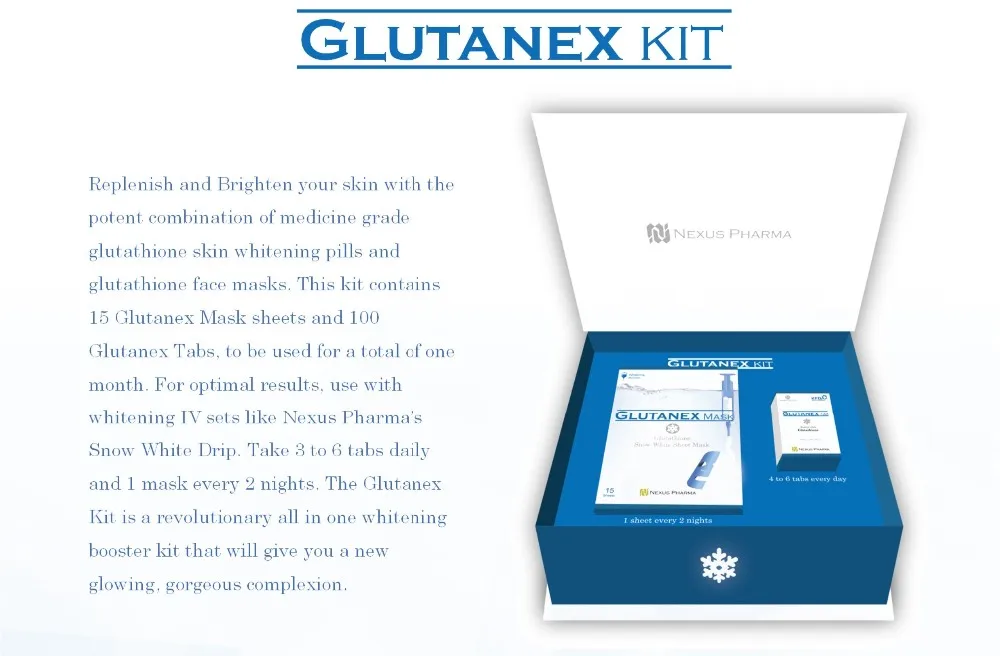 Nexus Ilaç Glutanex Glutahtione Cilt Beyazlatma Güçlendirici Kiti