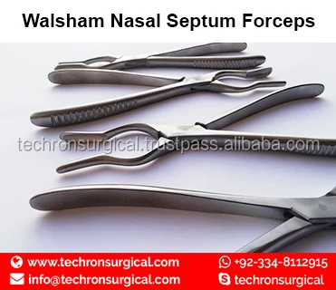 Walsham Forceps And Asch Septum Buy Walsham Septum Forceps Ent Instruments For Septum Straightening Ent Walsham Nasal Punch Forceps 23cm For Rhinoplasty Best Quality Walsham Heyman Cottle Knight Nasal Septum Straightening Forceps For Nose Surgery