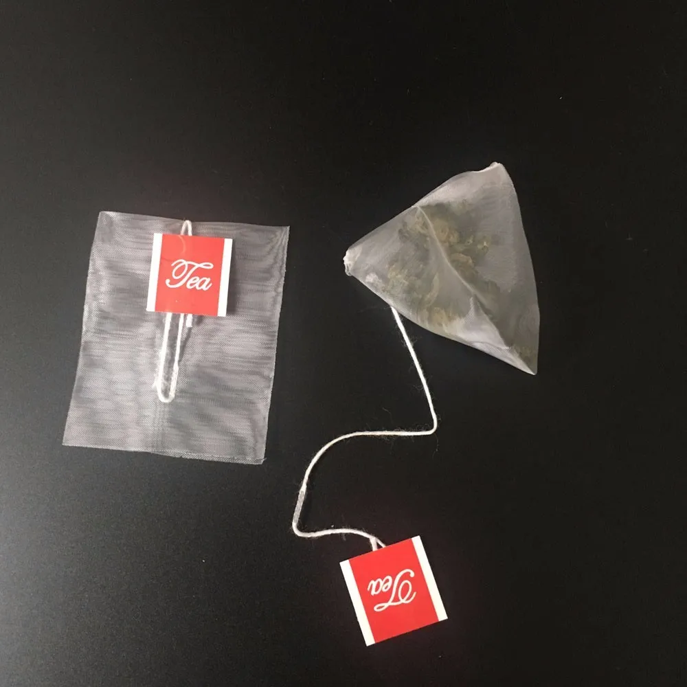 5*6cm Empty Nylon Food Grade Mesh Tea Packaging Cup Bags For Tea Coffee