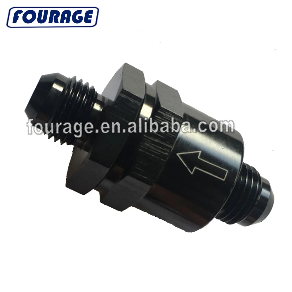 Aluminium An Hose Fitting Inline Fuel Oil Petrol Diesel Marine Water