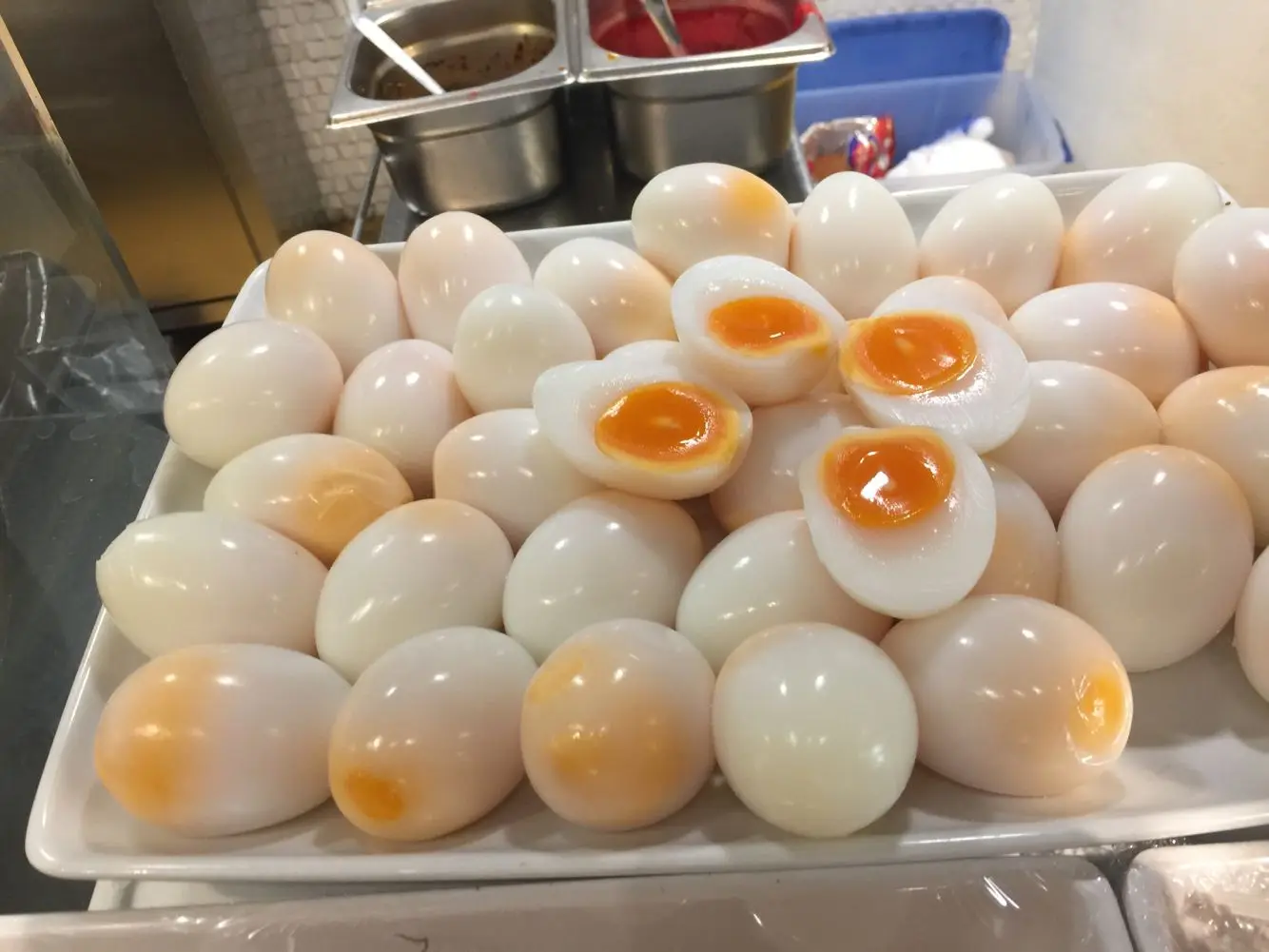 Eggs in foodcourt