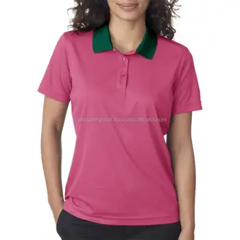 ladies cotton golf polo shirts