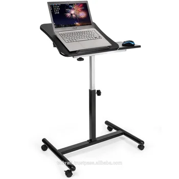 Tatkraft Vanessa Adjustable Laptop Table Stand Desk Cart With