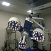 Hospital professional two head operated portable medical examination light