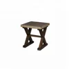 Fine Quality Best Finish Concrete Side Table with Mango Wood