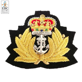 Merchant Navy Bullion Blazer Badge,Bullion Wire Merchant Navy Blazer ...