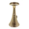 Brass Luxury Aluminum Single Candle Pillar Stands