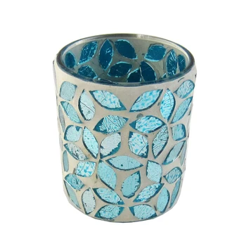 mosaic candle holder