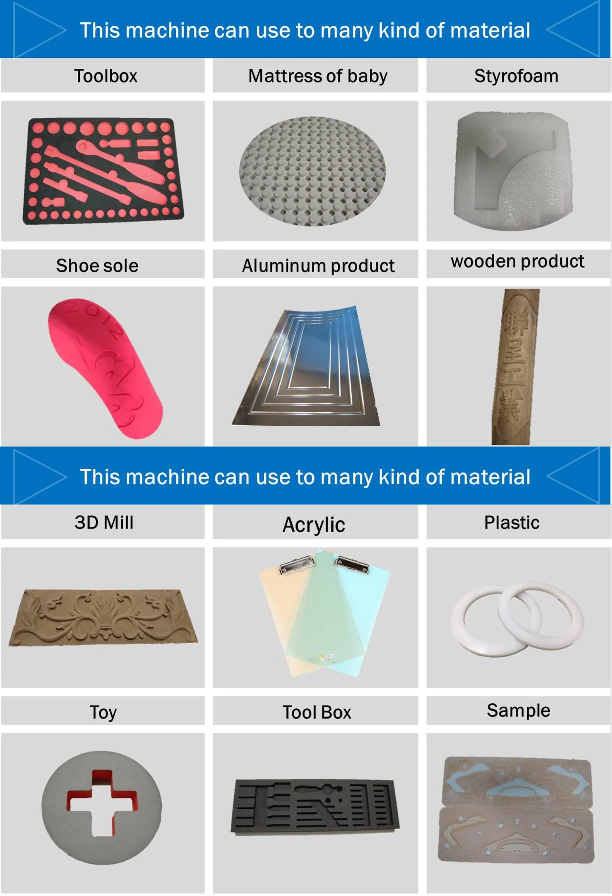 high quality woodworking cnc router machine by united chen