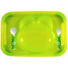 Cute Attractive Baby Plastic Dinnerware Feeding Tray Set