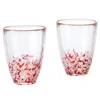 Tsugaru Vidro Apple series pair glass tumbler set 300ml made in Japan
