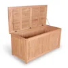 Teak Outdoor Cushion Box And Bench For Garden and Swimming Pool