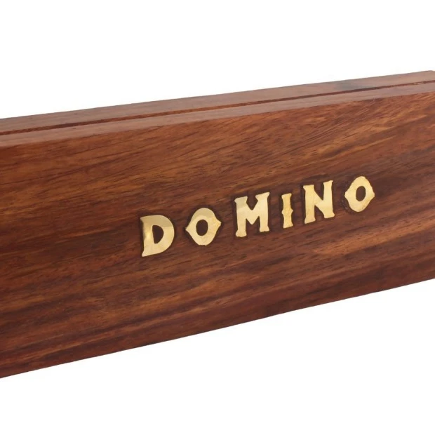Indian Handmade Dominoes Set /& Storage Box Brass Inlay