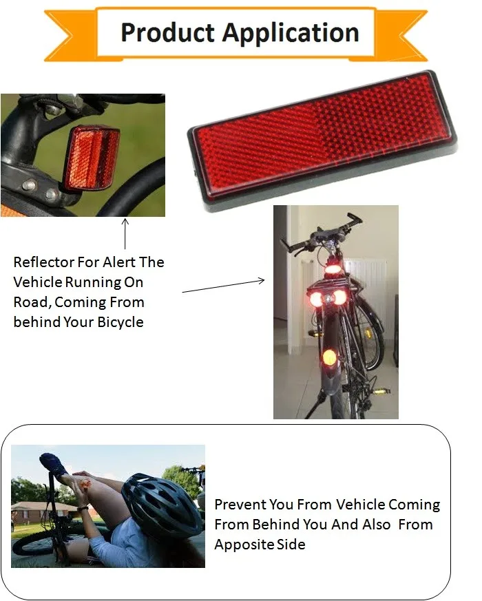Safety Plastic Bicycle Reflector Bike Reflectors Buy High Quality