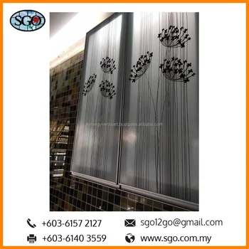 Kitchen Decorative Printed Glass Inserts Cabinets For Kitchen