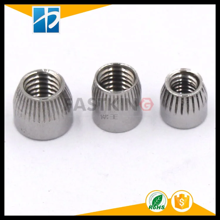 Stainless Steel 304 Anchor Round Nut Cap Wheel Acorn Conical Tapered