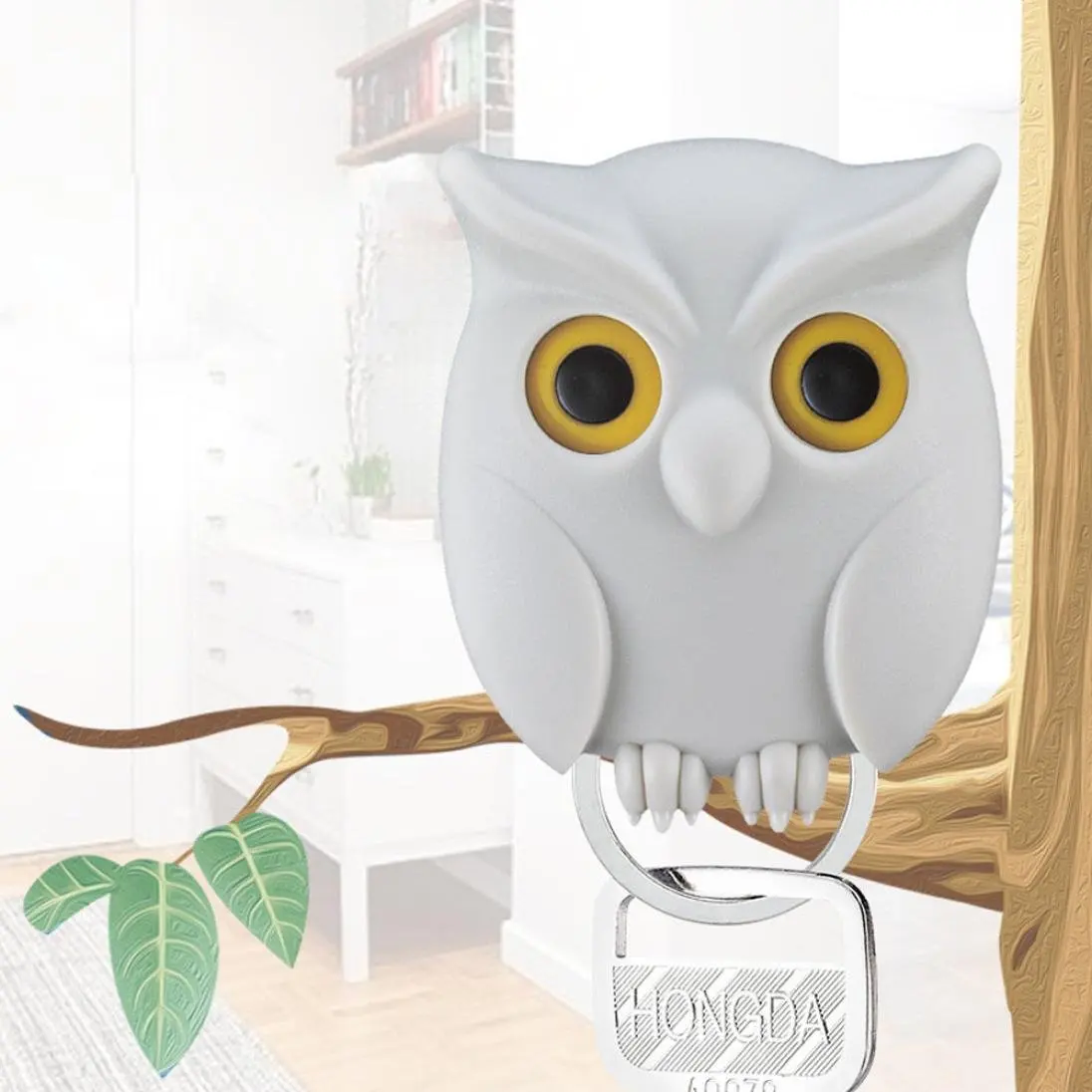 White Owl Decor Find Deals On Line At Alibaba Get Quotations Highpot Night Owl Key Holder Wall Mounted Magnetic Creative Home Decor White