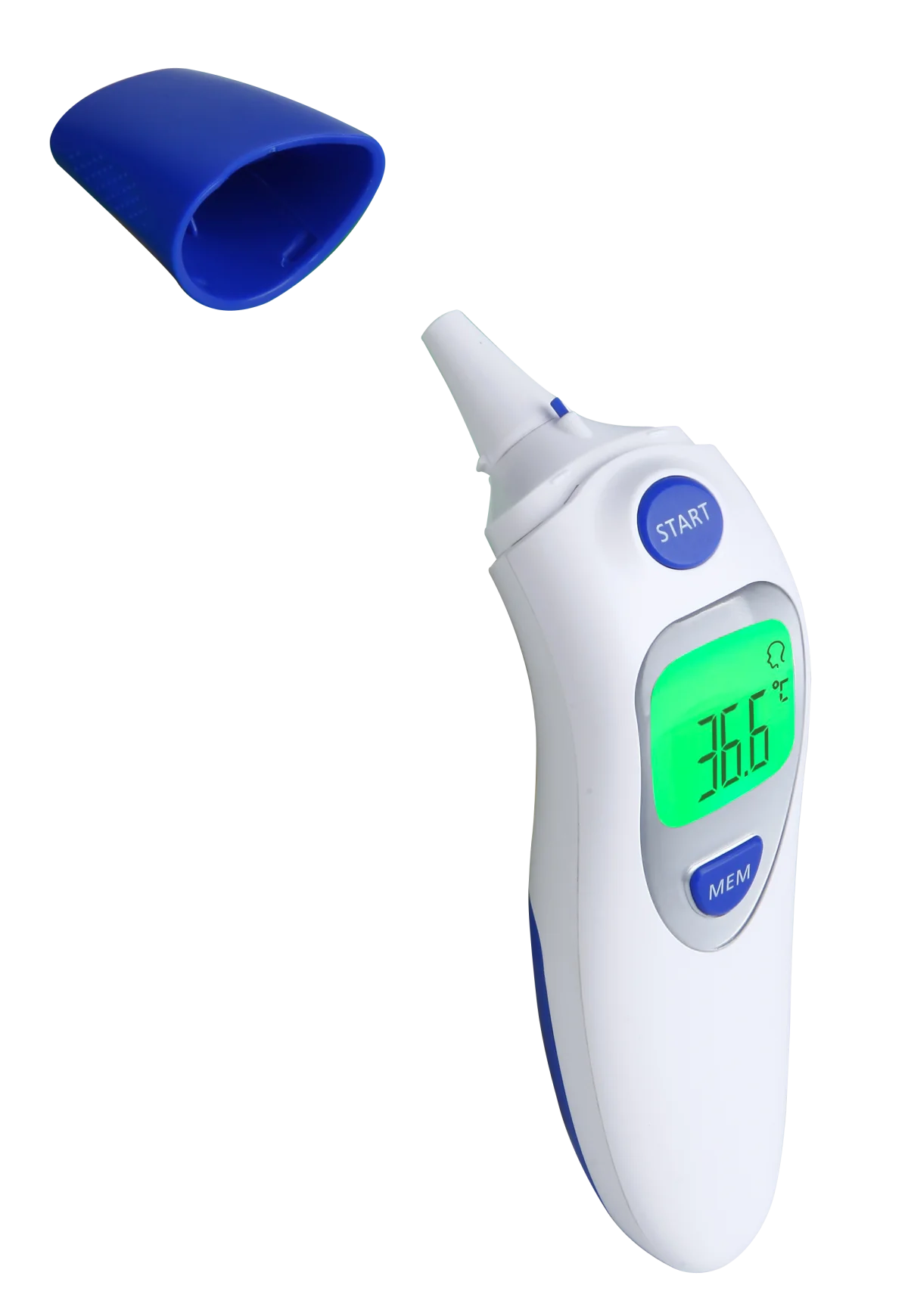 Aesfee Medical Forehead And Ear Thermometer For Fever Digital Laser