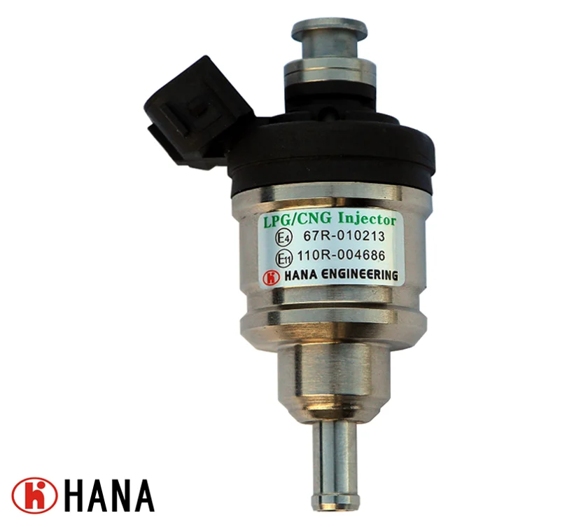 
HANA GAS fuel CNG/LPG rail type injector (3 cyl & 4 cyl)H2003(Keihin Type connector) 
